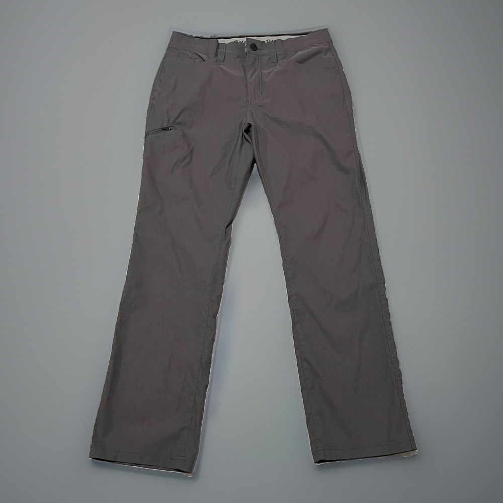 Orvis Mens Gray Tech Performance Hiking Outdoor Stretch Utility Pants Size 32x30